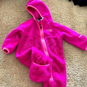 The north face baby girl snowsuit